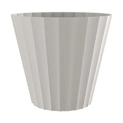 Plastiken Maceta Doric Ø32x29CM Crudo (pack de 2)