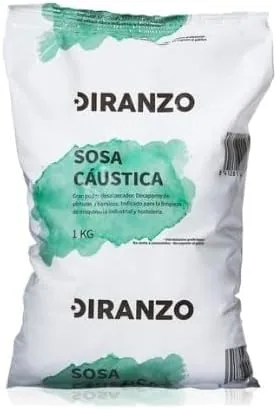 Diranzo Sosa cáustica en escamas 1000 g - pack de 12 unidades