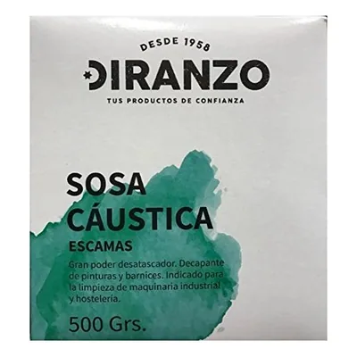 Diranzo sosa cáustica en escamas 500 g (pack de 12)