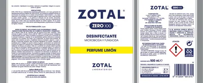 Zotal Zero Desinfectante Microbicida Limón 500 ml - pack de 2 unidades – foto 5