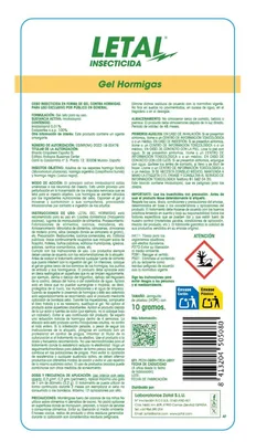 Zotal Gel anti hormigas insecticida en jeringuilla 10g - pack de 6 unidades – foto 4