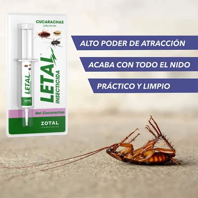 Zotal Letal Gel Insecticida para Cucarachas 10 ml - pack de 3 unidades – foto 1