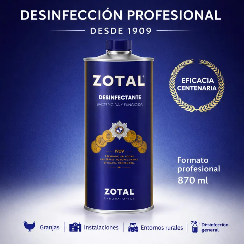 Zotal Desinfectante Microbicida 870 ml - 1 unidad