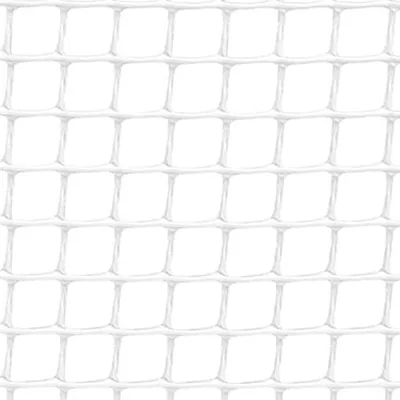 Intermas Rollo de Malla Ligera Cadrinet Blanco 1x5 m, cuadro 10x10 mm