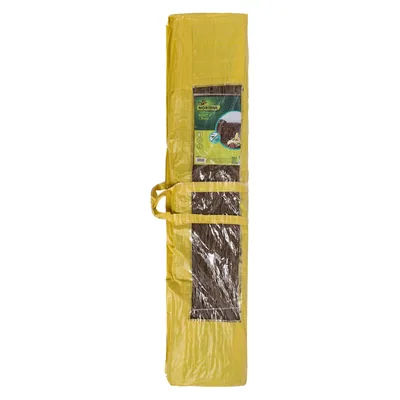 EDM brezo natural marrón oscuro 85% ocultación 1,5x5 m