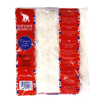 Elefante Blanco Detergente en escamas de jabón puro bolsa 400 gr - pack de 6 unidades – foto 2