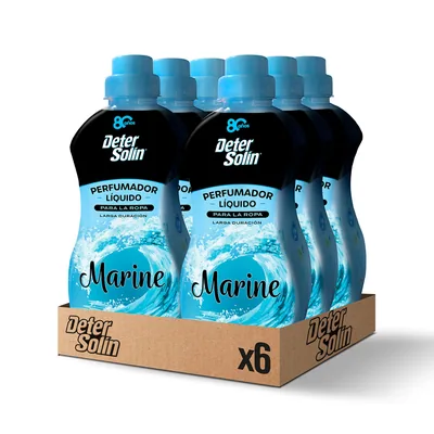 DeterSolin perfumador líquido para la ropa 216 lavados (pack de 9)