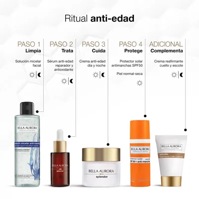 Bella Aurora Splendor 10 crema antiarrugas de noche regeneradora 50 ml - 1 unidad – foto 7