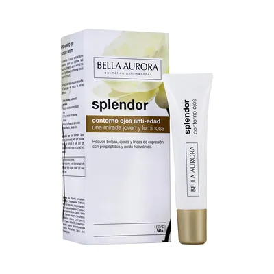 Bella Aurora Splendor 50 contorno de ojos antiedad bolsas 15 ml