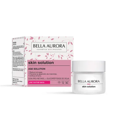 Bella Aurora Skin Solution Age crema antiarrugas piel seca SPF15 50 ml