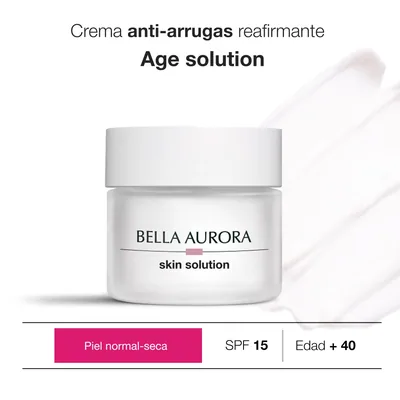 Bella Aurora Skin Solution Age crema antiarrugas piel seca SPF15 50 ml - 1 unidad – foto 3