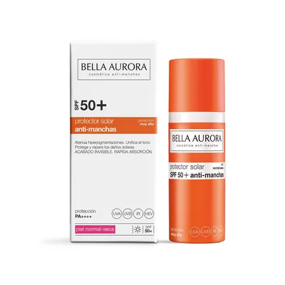 Bella Aurora protector solar antimanchas SPF50+ piel normal-seca 50 ml