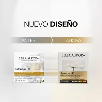Bella Aurora Splendor 50 crema antiedad global día SPF20 50 ml - 1 unidad – foto 2