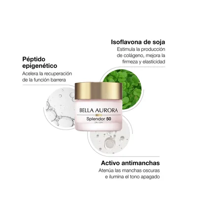 Bella Aurora Splendor 50 crema antiedad global día SPF20 50 ml - 1 unidad – foto 5