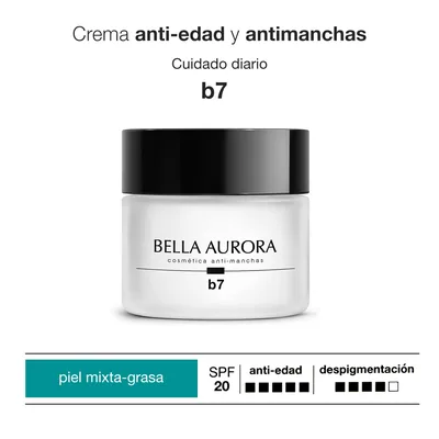 Bella Aurora B7 crema antimanchas y antiedad 50 ml SPF20 - 1 unidad – foto 2