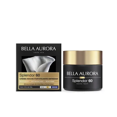 Bella Aurora Splendor +60 crema de noche fortificante antiedad