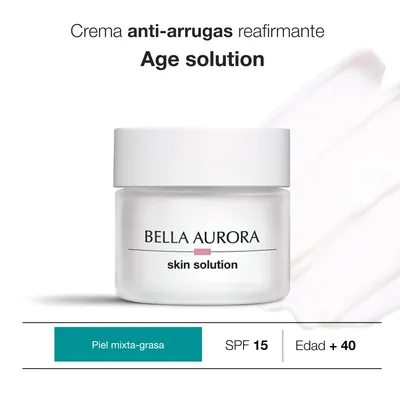 Bella Aurora Skin Solution Age crema antiarrugas mixta-grasa SPF15 50 ml - 1 unidad – foto 3