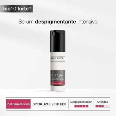Bella Aurora Bio10 Forte+ sérum despigmentante SPF20 piel normal-seca 30 ml - 1 unidad – foto 2