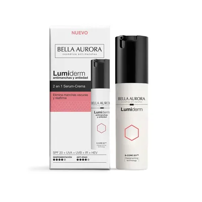 Bella Aurora Lumiderm sérum-crema antimanchas antiedad SPF20 30 ml