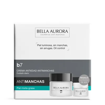 Bella Aurora B7 crema antimanchas antiedad con contorno de ojos 50 ml + 15 ml - 1 unidad – foto 3