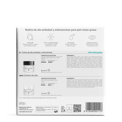 Bella Aurora B7 crema antimanchas antiedad con contorno de ojos 50 ml + 15 ml - 1 unidad – foto 5