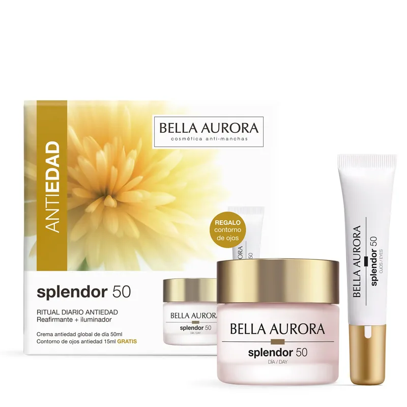Bella Aurora Splendor 50 antiedad reafirmante e iluminador 50 ml + 15 ml - 1 unidad
