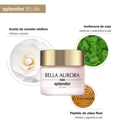 Bella Aurora Splendor 50 antiedad reafirmante e iluminador 50 ml + 15 ml - 1 unidad – foto 3
