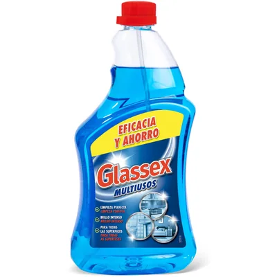 Glassex limpiador multiusos y cristales recambio 750 ml (pack de 12)