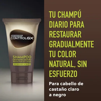 Just for men Control GX Champú Reductor de Canas para Hombre 118 ml - pack de 2 unidades – foto 6