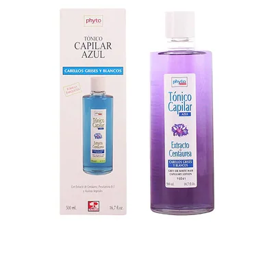 Luxana Phyto Nature Tónico Azul para Cabellos Grises y Blancos 500 ml (pack de 2)