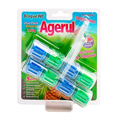 Agerul Bloque WC Frescor Montaña 50 g - pack de 10 unidades
