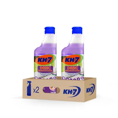KH-7 Desic Insecticida contra Insectos Rastreros, Aroma Lavanda 750 ml (pack de 12)