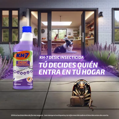 KH-7 Desic Insecticida contra Insectos Rastreros, Aroma Lavanda 750 ml - pack de 12 unidades – foto 1