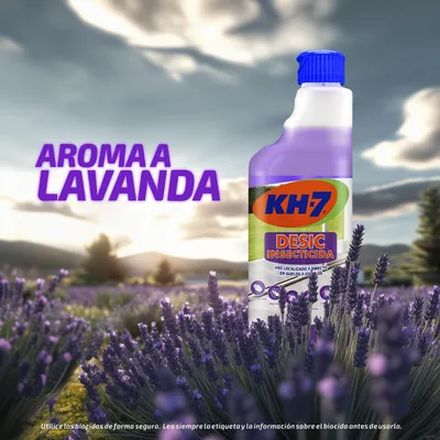 KH-7 Desic Insecticida contra Insectos Rastreros, Aroma Lavanda 750 ml - pack de 12 unidades – foto 4