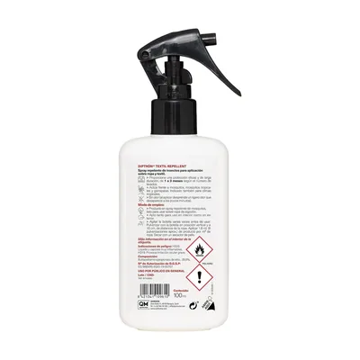 Diptron Textil Repellent Repelente de Garrapatas y Mosquitos para la Ropa 100ml - 1 unidad – foto 4
