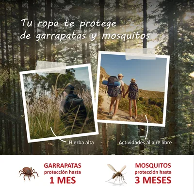 Diptron Textil Repellent Repelente de Garrapatas y Mosquitos para la Ropa 100ml - 1 unidad – foto 2
