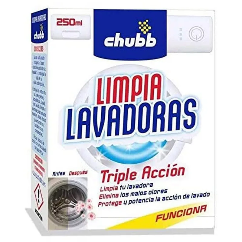 Chubb Limpialavadora 250 ml - pack de 10 unidades