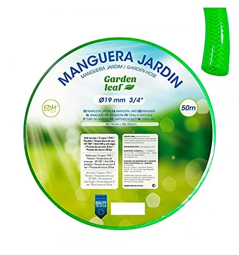EDM Manguera de jardín Ø19x25 mm 50 m - 1 unidad