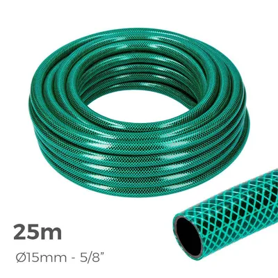 EDM Manguera de jardín Basic Line Ø15x20 mm 25 m - 1 unidad – foto 2