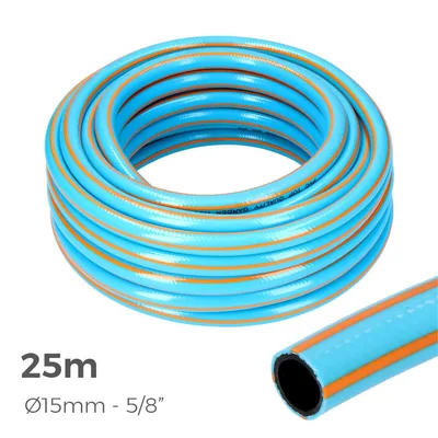 EDM Manguera de jardín profesional Ø15x20 mm 25 m - 1 unidad – foto 3