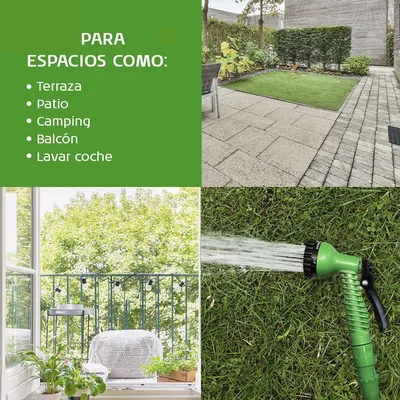 xpansy HOSE C2615A Basic manguera extensible verde 15 metros - 1 unidad – foto 5