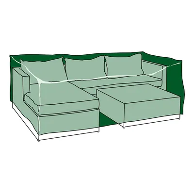 Altadex Funda protección cubre Chaiselong+Mesa 300x200x80 cm
