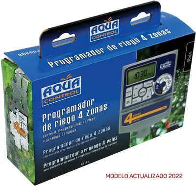 Aqua Control C1114 programador de riego automático 4 zonas LCD - 1 unidad – foto 1