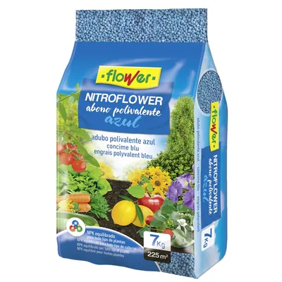 Flower abono Nitroflower polivalente 7 kg universal azul