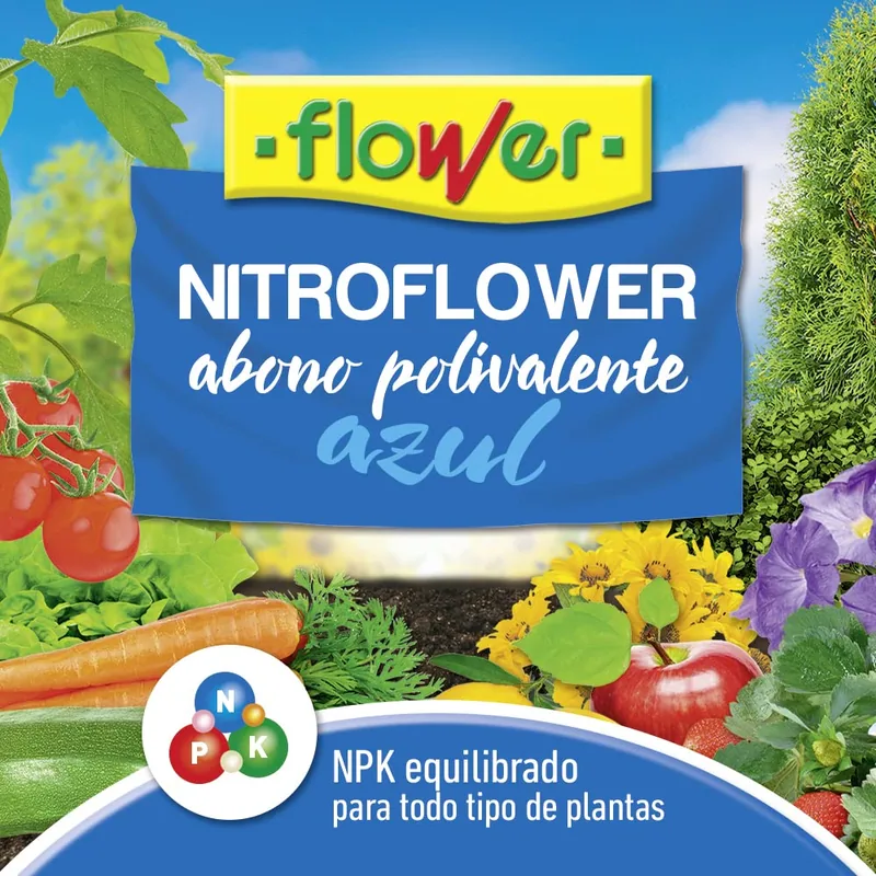 Flower Abono Nitroflower polivalente 7 kg universal azul - 1 unidad