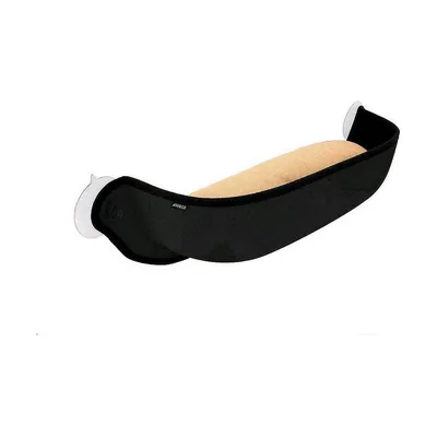 Nayeco Cama para Gato con Ventosas para Ventana Negro 65x18x25 cm