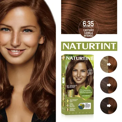 Naturtint Biobased Coloración Tono 6.35 Castaño Canela Intenso 170 ml - pack de 3 unidades – foto 1