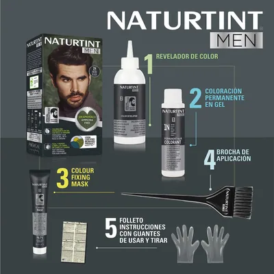 Naturtint Men Coloración para Hombre Tono 5N Castaño Claro 170 ml - pack de 3 unidades – foto 2
