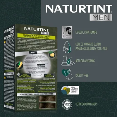 Naturtint Men Coloración para Hombre Tono 6N Rubio Oscuro 170 ml - pack de 3 unidades – foto 4