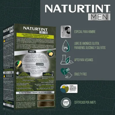 Naturtint Men Coloración para Hombre Tono 7N Rubio Avellana 170 ml - pack de 3 unidades – foto 4